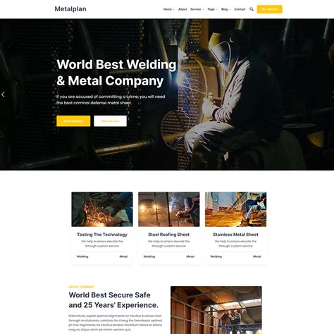 metal fabrication wordpress theme|metal theme wordpress.